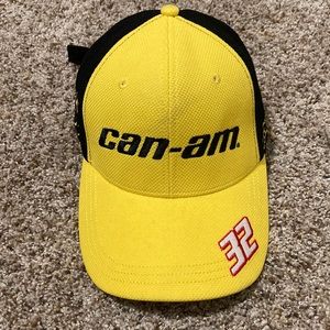 Kappa Can-am Go-Fas Racing Adjustable Hat #32 Black Yellow Embroidered Logo